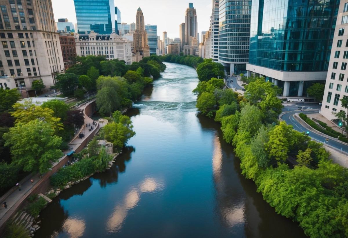 Urban river